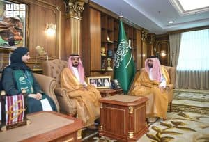 أمير منطقة جازان يستقبل الطالبة لانا أبوطالب بعد تحقيقها إنجازًا عالميًا في معرض آيسف 2026