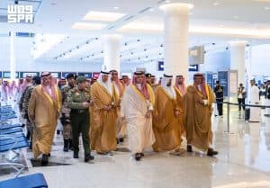 وزير الداخلية يتابع منظومة استقبال ضيوف الرحمن بمطار الملك عبدالعزيز الدولي ويقف على جاهزية منظومة نقلهم إلى مكة