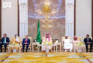 نيابة عن خادم الحرمين.. ولي العهد يقيم حفل الاستقبال السنوي لأصحاب الفخامة والدولة وكبار الشخصيات والضيوف ورؤساء الوفود الذين أدوا فريضة الحج