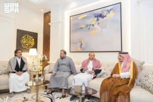 أمير الرياض ينقل تعازي القيادة في وفاة الرئيس اليمني السابق عبدربه منصور هادي