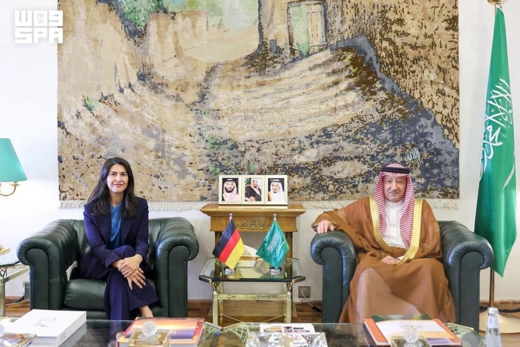 نائب وزير الخارجية يستقبل وزير الدولة الألماني وسفير الصين لدى المملكة