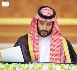سمو ولي العهد يرأس جلسة مجلس الوزراء في جدة