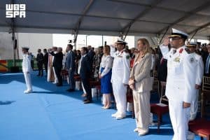 القوات البحرية تُعوّم “سفينة جلالة الملك المدينة” أولى سفن المرحلة الثانية من “مشروع السروات”