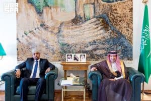 نائب وزير الخارجية يستقبل سفير الصومال لدى المملكة