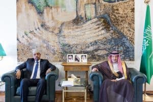 بمناسبة تعيينه حديثا.. نائب وزير الخارجية يستقبل سفير الصومال لدى المملكة