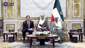 أمير الكويت يستقبل وزير الخارجية الأمريكي