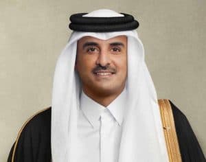 قيادة دولة قطر تعزّي خادم الحرمين في شهداء سقوط مروحية أرامكو السعودية