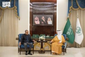 نائب أمير مكة المكرمة يستقبل وزير الداخلية ومكافحة المخدرات في باكستان