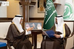 نائب أمير مكة المكرمة يستقبل محافظ الهيئة السعودية للمواصفات والمقاييس والجودة