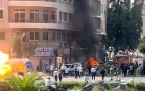 وقوع انفجار بمحيط إقامة الرئيس الفرنسي في دمشق.. والإليزيه: لا تغييرات ببرنامج زيارة ماكرون لسوريا