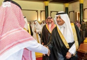 بحضور سمو نائبه.. أمير منطقة تبوك يستقبل وكلاء ومنسوبي الإمارة ويثمن جهودهم في تحقيق العديد من المكتسبات والمنجزات