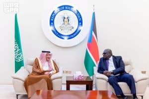 نائب وزير الخارجية يلتقي نائب وزير خارجية جنوب السودان