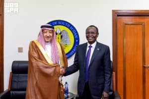 نائب وزير الخارجية يلتقي وزير خارجية جنوب السودان