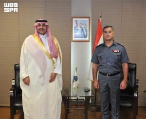 السفير الدوسري يلتقي المدير العام لقوى الأمن الداخلي اللبناني