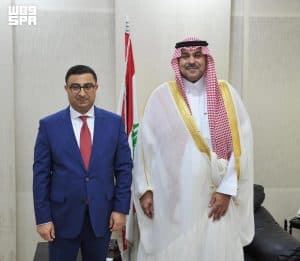 السفير الدوسري يلتقي المدعي العام التمييزي اللبناني