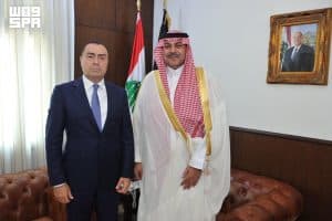 السفير الدوسري يلتقي مدير المخابرات في الجيش اللبناني