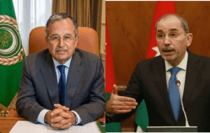 عبر اتصال هاتفي بينهما.. وزير الخارجية الأردني وأمين جامعة الدول العربية يبحثان جهود إنهاء التصعيد بالمنطقة