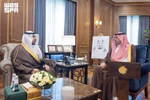 وضع حجر الأساس لمشروع مصنع اللقاحات البكتيرية البيطرية.. أمير الحدود الشمالية يستقبل مدير فرع وزارة البيئة بالمنطقة