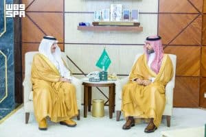 هنآه وتمنيا له التوفيق.. أمير الشرقية ونائبه يستقبلان رئيس فرع النيابة العامة بالمنطقة بمناسبة تعيينه حديثًا