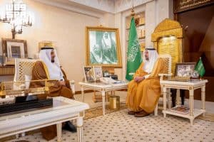 هنأه وتمنى له السداد في مهام عمله.. أمير القصيم يستقبل رئيس النيابة العامة بالمنطقة بمناسبة تكليفه حديثًا