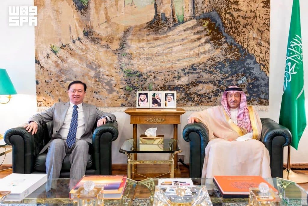 نائب وزير الخارجية يستقبل سفير الصين لدى المملكة