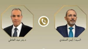 عبر اتصال هاتفي بينهما.. وزيرا خارجية مصر والأردن يبحثان سبل خفض التصعيد واحتواء التوترات بالمنطقة