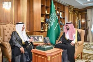 اطّلع على تقريره السنوي لعام 2025.. أمير جازان يستقبل مدير فرع صندوق التنمية الزراعية بالمنطقة