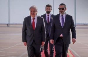 في أول زيارة لدمشق منذ عام 2017.. وزير الخارجية السوري يستقبل الأمين العام للأمم المتحدة