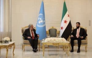 الرئيس السوري يستقبل الأمين العام للأمم المتحدة