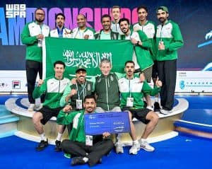 العميري يحقق أول ميدالية سعودية في تاريخ بطولات العالم للمبارزة