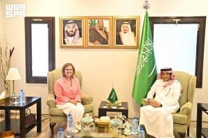 سفير خادم الحرمين لدى تونس يلتقي ممثلة الأمم المتحدة لشؤون اللاجئين