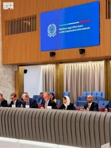المملكة تشارك في الاجتماع العاشر للتحالف العالمي لتنفيذ حل الدولتين في روما