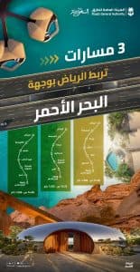 شبكة الطرق تدعم الوصول إلى وجهة البحر الأحمر عبر 3 مسارات برية متنوعة لدعم السياحة