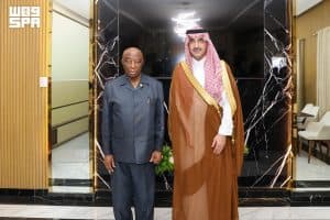 رئيس ليبيريا يستقبل الرئيس التنفيذي للصندوق السعودي للتنمية