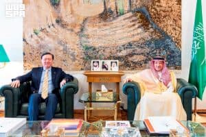 نائب وزير الخارجية يستقبل سفير الصين لدى المملكة