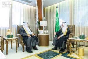 أمير المنطقة الشرقية يستقبل رئيس الهيئة السعودية للمياه