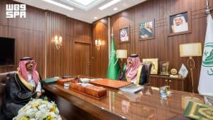 أمير حائل يستقبل الرئيس التنفيذي لهيئة تطوير المنطقة