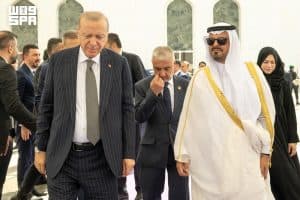 رئيس تركيا يغادر جدة