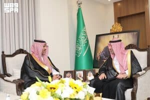 أمير نجران يلتقي عضو مجلس الشورى آل دغرير