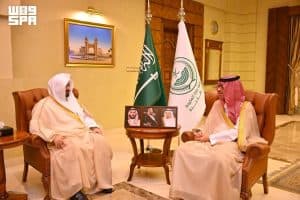 محافظ جدة يستقبل رئيس المحكمة العامة بالمحافظة