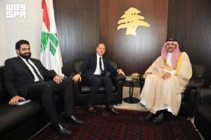 السفير الدوسري يلتقي رئيس حزب الكتائب النائب سامي الجميل