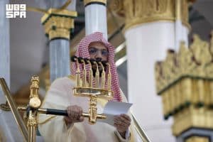 خطيب المسجد النبوي الشيخ د. أحمد الحذيفي: ما نعيشه من اشتداد حر الصيف والتهاب القيظ موضع اعتبار وتفكر في ربوبية الله وقدرته