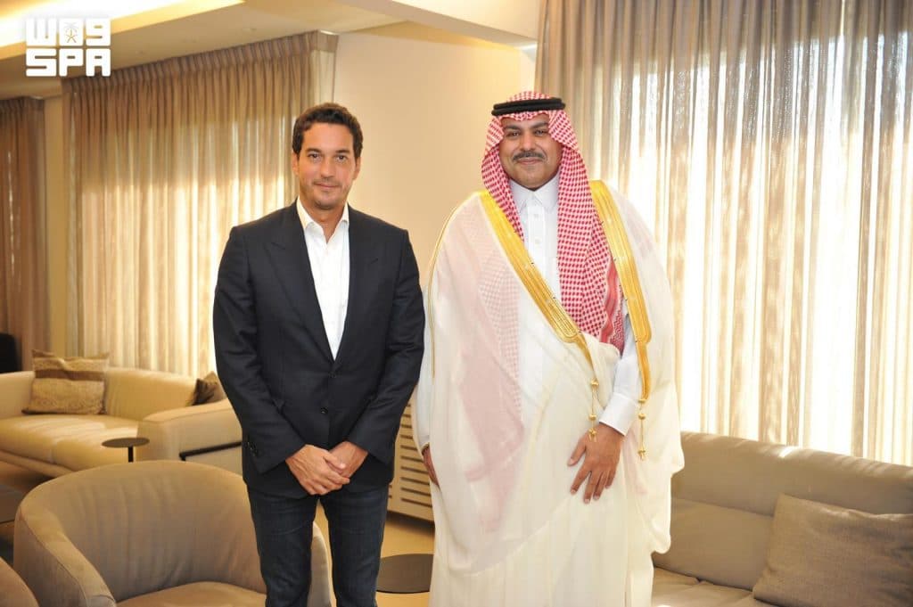 السفير الدوسري يزور النائب اللبناني كريم كبارة