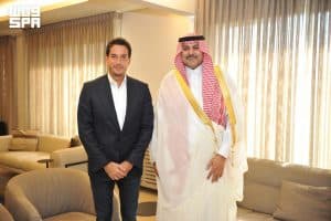 السفير الدوسري يزور النائب اللبناني كريم كبارة
