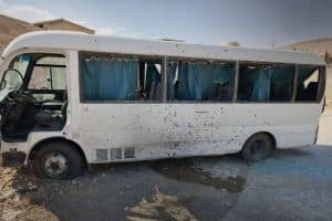 انفجار عبوة ناسفة بحافلة لقوى الأمن الداخلي في ريف دمشق