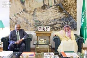 نائب وزير الخارجية يستقبل سفير السودان لدى المملكة
