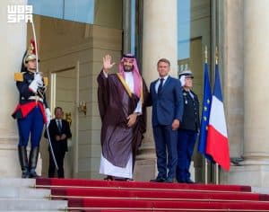 سمو ولي العهد والرئيس الفرنسي يرأسان اجتماع مجلس الشراكة الإستراتيجي ويشهدان تبادل عددٍ من الاتفاقيات ومذكرات التفاهم