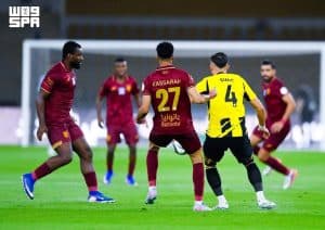 فوز الاتحاد على ضيفه الحزم بثلاثة أهداف مقابل هدفين