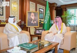 نائب أمير جازان يستقبل مدير إدارة المجاهدين بالمنطقة