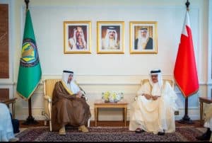 وزير خارجية البحرين يلتقي الأمين العام لمجلس التعاون